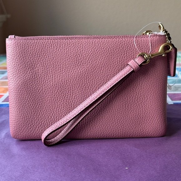 🌸❤️🌸 COACH PINK WRISTLET WITH FLORAL EMBELLISHMENT 🌸❤️🌸 - Picture 9 of 16